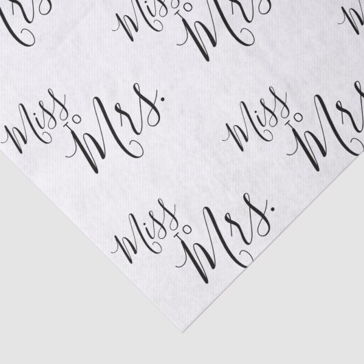 Weefselpapier - Miss to Mrs. Tissuepapier (Detail)