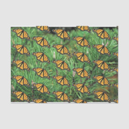 Weefselpapier Monarchs op dennenhout Tissuepapier