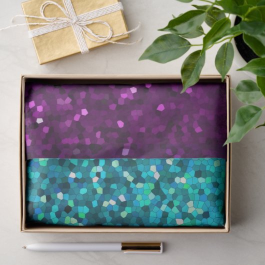 Weefselpapier Mosaic Sparkley Textuur Tissuepapier (Geschenk)