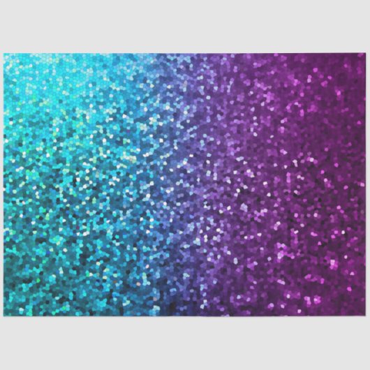 Weefselpapier Mosaic Sparkley Textuur Tissuepapier (Voorkant)