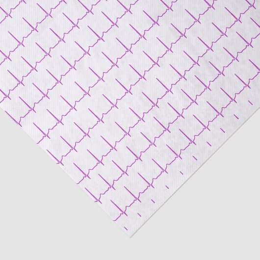 Weefselpapier - Normaal Sinus Rhythm (EKG) Tissuepapier (Detail)