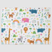 WEEFSELPAPIER : OERWOUD DIEREN TISSUEPAPIER (Voorkant)