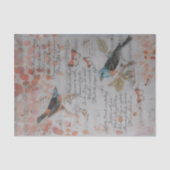 Weefselpapier ontkoppelen - Een lied zingen Tissuepapier (Voorkant)