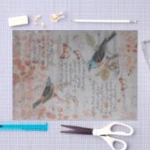 Weefselpapier ontkoppelen - Een lied zingen Tissuepapier (Craft)