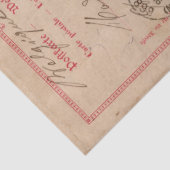 Weefselpapier ontkoppeling -  Duits Briefkaart Tissuepapier (Detail)