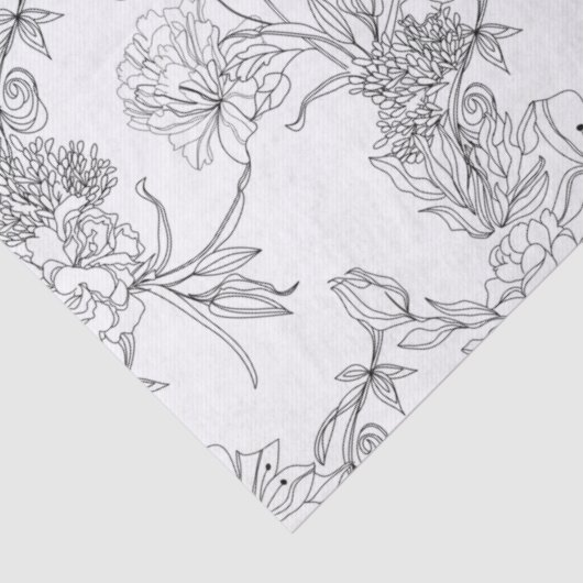 Weefselpapier ontkoppeling - Florentieel ontwerp B Tissuepapier (Detail)