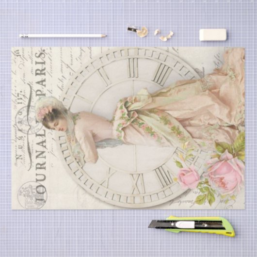 Weefselpapier ontkoppeling - Journal Paris Tissuepapier (Craft)