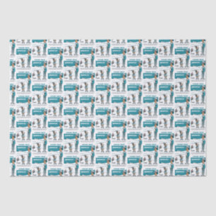 Weefselpapier op de werkdag tissuepapier