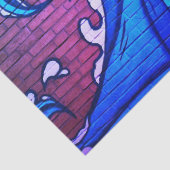 Weefselpapier op Graffiti City Wall Tissuepapier (Detail)