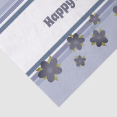 Weefselpapier op jaardag in blauwdrukken tissuepapier (Detail)