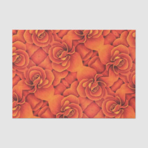 Weefselpapier - Oranje Begonia Tissuepapier