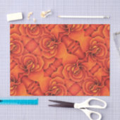 Weefselpapier - Oranje Begonia Tissuepapier (Craft)