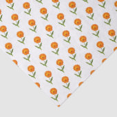 Weefselpapier - Oranje bloesem Tissuepapier (Detail)