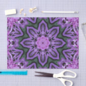 Weefselpapier Paars Bloem 2 Kaleidoscoop 1 Tissuepapier (Craft)