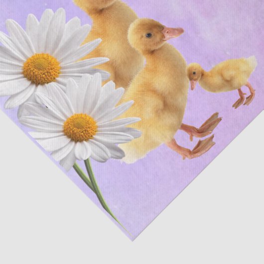 Weefselpapier Paarse eenden Tissuepapier (Detail)