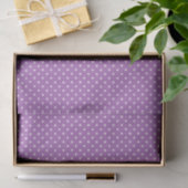 Weefselpapier/Paarse pokkendots Tissuepapier (Geschenk)