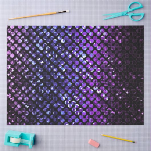 Weefselpapier Paarse riemen voor kristal Tissuepapier (Craft)