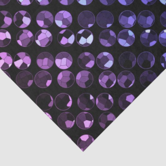 Weefselpapier Paarse riemen voor kristal Tissuepapier (Detail)