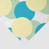 Weefselpapier - pastelcirkels overlappen elkaar tissuepapier (Detail)