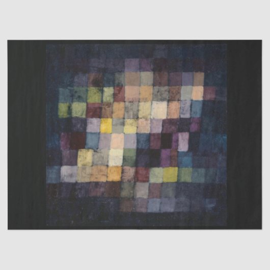 WEEFSELPAPIER : PAUL KLEE : OUD GELUID : 1925 TISSUEPAPIER (Voorkant)