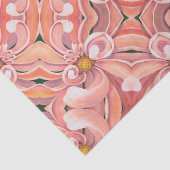 Weefselpapier - Peach dahlia Tissuepapier (Detail)