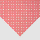 Weefselpapier/peach poka dots tissuepapier (Detail)