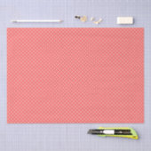 Weefselpapier/peach poka dots tissuepapier (Craft)