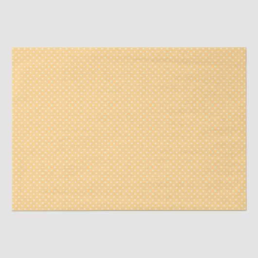 Weefselpapier/peach poka dots tissuepapier (Voorkant)