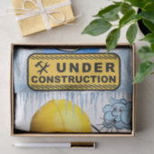 Weefselpapier Polair Beer in bouwwolken Tissuepapier (Geschenk)