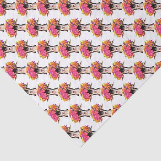 Weefselpapier - Posey de geit Tissuepapier (Detail)