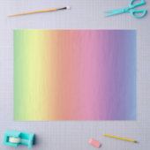 Weefselpapier - Regenboogstrepen (vert.) Tissuepapier (Craft)