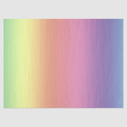 Weefselpapier - Regenboogstrepen (vert.) Tissuepapier (Voorkant)