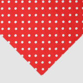Weefselpapier/rode pokkendots tissuepapier (Detail)