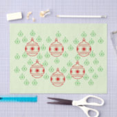 Weefselpapier - Rondboomversieringen Tissuepapier (Craft)