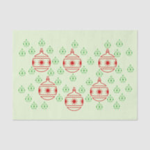 Weefselpapier - Rondboomversieringen