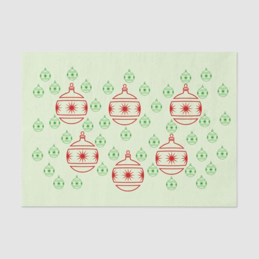 Weefselpapier - Rondboomversieringen Tissuepapier (Voorkant)