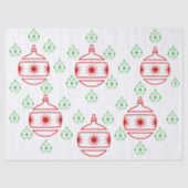 Weefselpapier - Rondboomversieringen Tissuepapier (Voorkant)