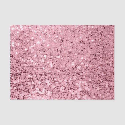 Weefselpapier Roos Gold Glitter met ompakken Tissuepapier (Voorkant)