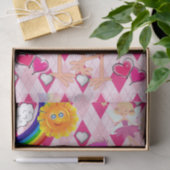 Weefselpapier Roze fairy Flamingo Rainbow Sun Tissuepapier (Geschenk)