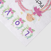 Weefselpapier Roze fairy Floral Love Tissuepapier (Detail)