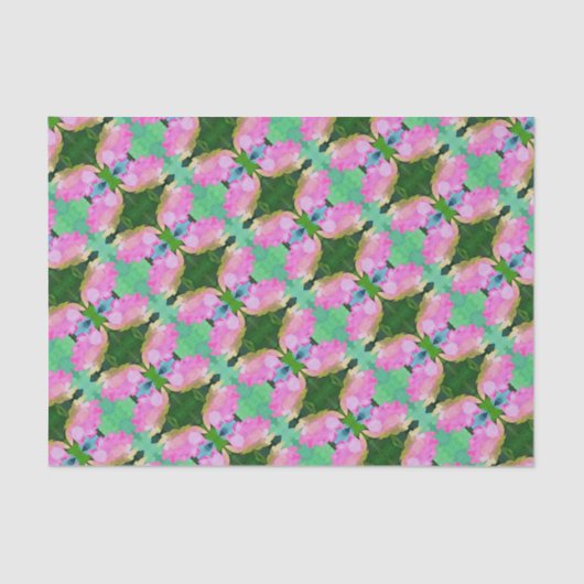 Weefselpapier Roze Lotus Abstract Tissuepapier (Voorkant)