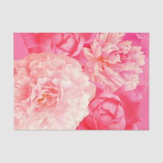 Weefselpapier Roze Peach Peonies Rozen Tissuepapier