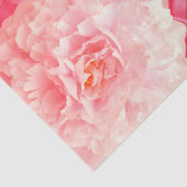 Weefselpapier Roze Peach Peonies Rozen Tissuepapier (Detail)