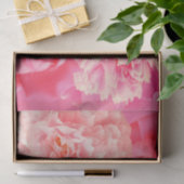 Weefselpapier Roze Peach Peonies Rozen Tissuepapier (Geschenk)