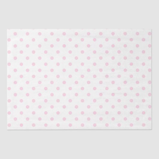 Weefselpapier/roze pooldots tissuepapier (Voorkant)