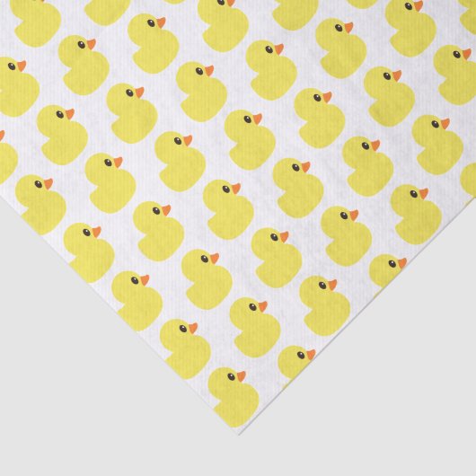 Weefselpapier "Rubber Ducky" Tissuepapier (Detail)