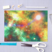 Weefselpapier ruimtekosmos sterren zonnestelsel tissuepapier (Craft)