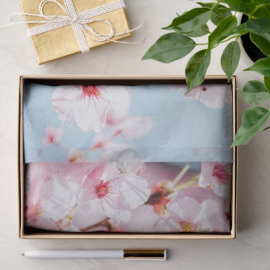 WEEFSELPAPIER : SAKURA : CHERRY BLOSSOMS TISSUEPAPIER (Geschenk)