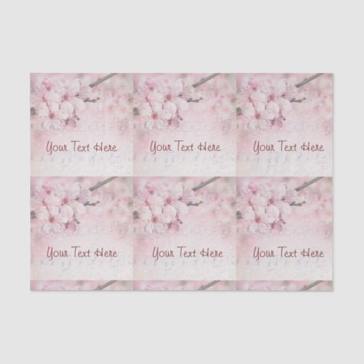 Weefselpapier, set (2) Cherry Blossom en Mu Tissuepapier (Voorkant)
