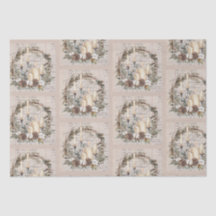 Weefselpapier set 2 thema Kerstmis